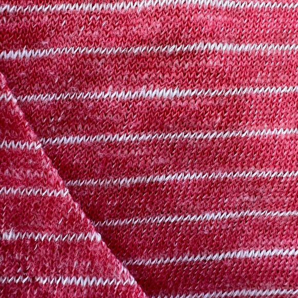 a.n.a A New Approach Coral & White Striped Knit Top - Picture 4 of 14